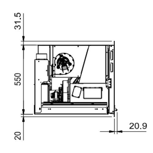 Inserto a pellet Comfort p85 Plus Extraflame online - Ferramenta Varrucciu